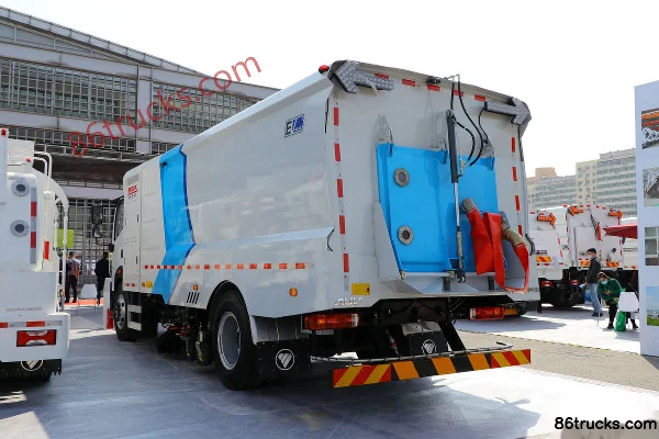 Foton Auhang 4X2(6 wheels) pure electric washing-sweeping truck (Proloco) Body (1) | 86Trucks