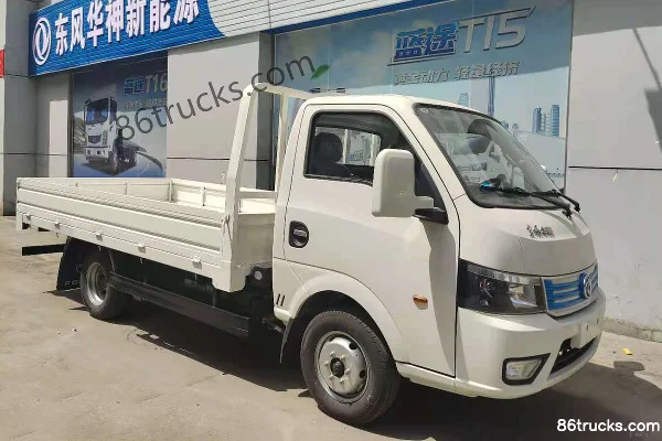 Dongfeng T15 4.5T 3.7m single-row pure electric flatbed light truck 55.7kWh 4X2(6 wheels) Exterior