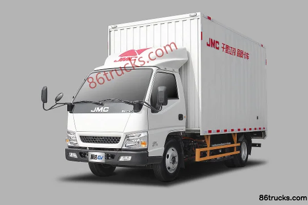 JMC Shunda EV 4.5T 4.155m cabine simple fourgon électrique pur 89.1kWh 4X2(6 roues) Extérieur (3) | 86Trucks