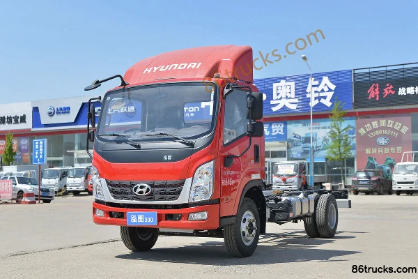 Hyundai Commercial Vehicle Hongtu 300 150hp 4X2(6 wheels) 4.165m Single Row Box Light Truck Exterior (3) | 86Trucks