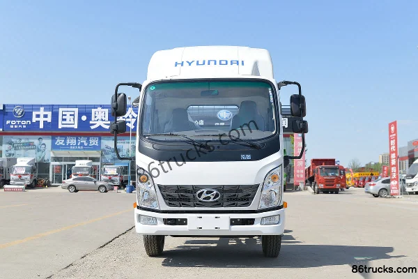 Hyundai Commercial Vehicle Hongtu 200 116hp 4X2(6 wheels) 3.815m row half cage van light truck Exterior (2) | 86Trucks