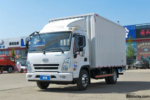 Hyundai Commercial Vehicle Shengtu 150 hp 4X2(6 wheels) 4.13m Automatic Single Row Van Light Truck (China VI) Exterior (3) | 86Trucks
