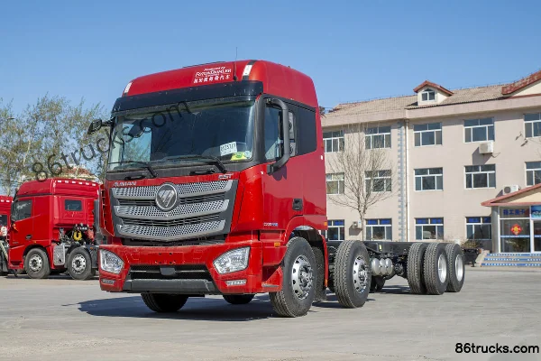 Foton Auman EST 440 hp 8X4(12 wheels) 9.53m flatbed cargo truck Exterior (3) | 86Trucks