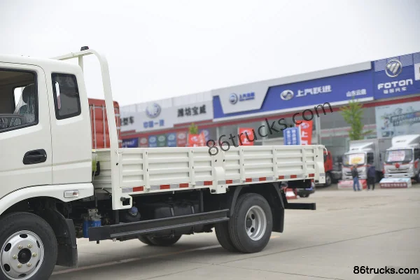 Feidi A3 série 150 ch 4X2(6 roues) camion plateau 3,85 m cabine approfondie Carrosserie (1) | 86Trucks