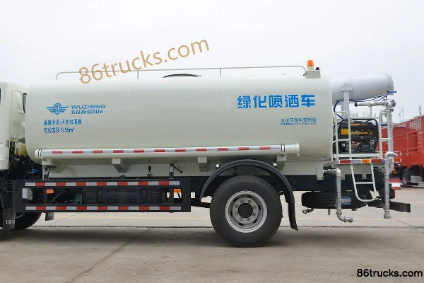Feidi V3 series 190 hp 4X2(6 wheels) green sprinkler truck (China VI) Body (2) | 86Trucks