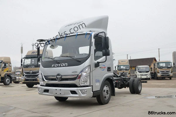 Foton Aoling New Jieyun 132hp 4X2(6 wheels) 4.17m Single Row Stake Truck (China VI) Exterior (3) | 86Trucks