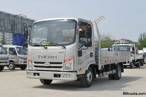 Ouling Jinlika II Luxury Edition 127hp 4X2(6 wheels) 3.8m cab-chassis flatbed light truck (China VI) Exterior (3) | 86Trucks