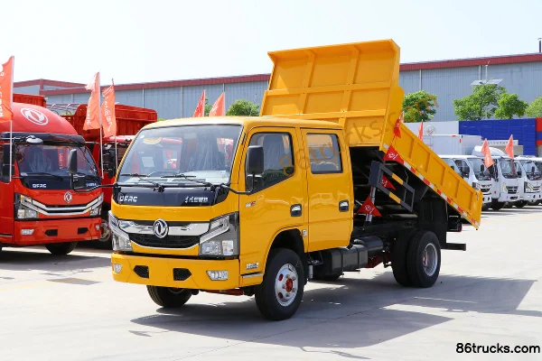Dongfeng Kaipute K6 115hp 4X2(6 wheels) 3.37m double-row dump truck Exterior (2) | 86Trucks
