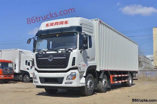 Dongfeng Commercial Vehicle Tianlong VL Heavy Truck 292 hp 6X2(8 wheels) 9.6m Van Cargo Truck Exterior (3) | 86Trucks