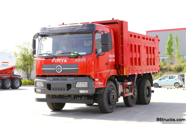 Fuda 220 hp 6X2(8 wheels) 5m Dump Truck Exterior (3) | 86Trucks