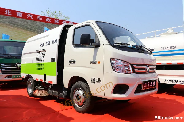 北重电牌 Beizhong Dianpai Foton chassis sweeper truck