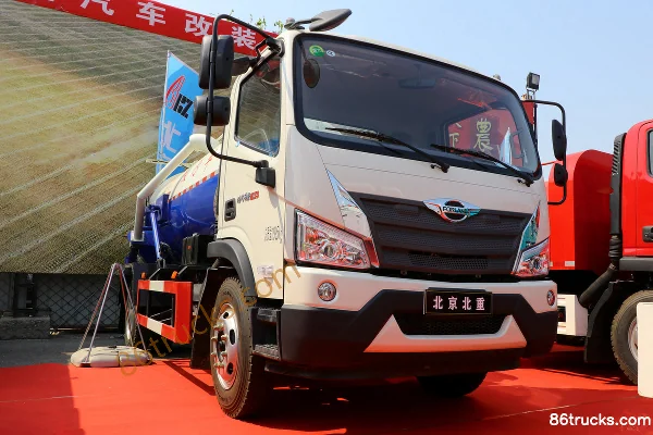 北重电牌 Beizhong Dianpai Foton Forland chassis suction/septic tank truck
