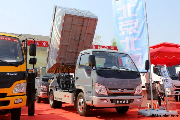 Foton Times Xiaoka Star 3 115 hp 4X2(6 wheels) Self-Loading Garbage Truck (China VI) (Beizhongdian Brand) Exterior (3) | 86Trucks