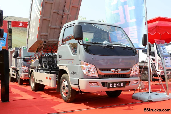 Foton Times Xiaoka Star 3 115 hp 4X2(6 wheels) Self-Loading Garbage Truck (China VI) (Beizhongdian Brand) Exterior
