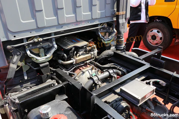 Foton Times Xiaoka Star 3 115 hp 4X2(6 wheels) Self-Loading Garbage Truck (China VI) (Beizhongdian Brand) Chassis (2) | 86Trucks