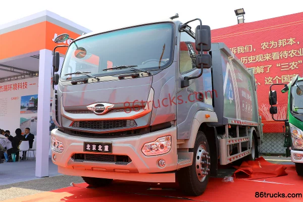 Foton Times Linghang ES7 260 hp 4X2(6 wheels) Compressed Garbage Truck (China VI) (Beizhongdian Brand) Exterior (3) | 86Trucks