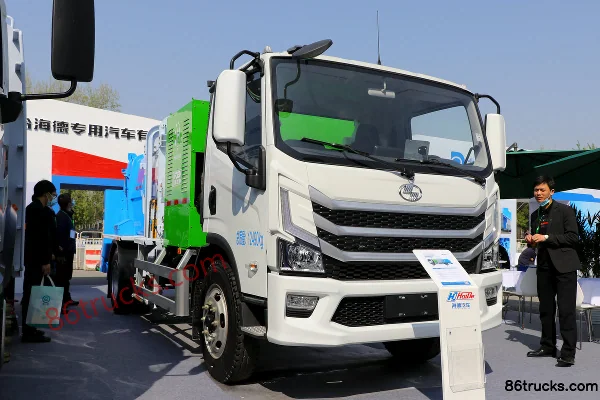Yantai Haide (Haide Brand) Yantai Haide (Haide Brand) Yuejin Chassis garbage truck
