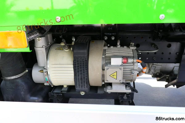 Yuejin FH500 4X2(6 roues) Camion de déchets alimentaires électrique pur (marque Haide) Châssis (1) | 86Trucks
