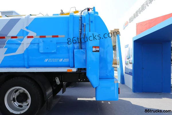 Yuejin FH500 4X2(6 roues) Camion de déchets alimentaires électrique pur (marque Haide) Carrosserie (3) | 86Trucks