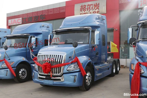 JAC Gallop V7 Heavy Truck 510 hp 6X4(10 wheels) AMT Automatic Long-Head Tractor Truck Exterior (3) | 86Trucks