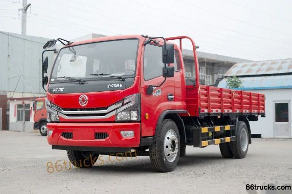 Dongfeng Duolika D7 Ruineng Edition 170 hp 4X2(6 wheels) 5.18m Semi-Row Flatbed Light Truck (8-Speed) Exterior (3) | 86Trucks
