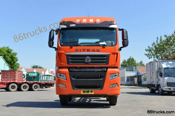 Sinotruk Sitrak G7 Heavy Truck 460 hp 8X4(12 wheels) 9.52 m Flatbed Cargo Truck Exterior (2) | 86Trucks