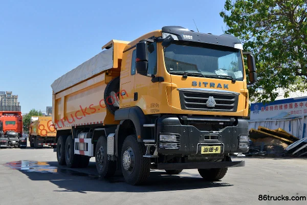 Sinotruk Sitrak G7 Heavy Truck Basic Edition 500hp 8X4(12 wheels) 6.5m Dump Truck Exterior