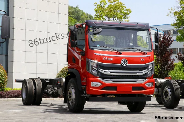 Dongfeng T3 Light Version 200hp 4X2(6 wheels) 6.85m Flatbed Cargo Truck (Fast Gear 8-speed) Exterior
