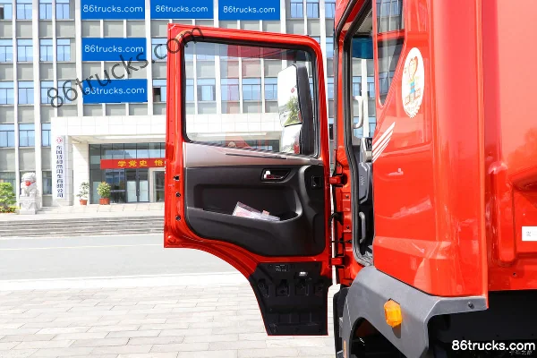 Dongfeng T5 Light Version 270 hp 6X2(8 wheels) 9.6m Cab-over Cargo Truck with Stake and Grain Body (Axle Ratio 4.33) (1) | 86Trucks