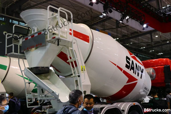 SANY Group 307hp 8X4(12 wheels) 7.99m³ Concrete Mixer Truck (China VI) Body (1) | 86Trucks