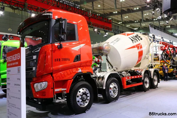 SANY Group 300hp 8X4(12 wheels) 7.8m³ Concrete Mixer Truck Exterior (3) | 86Trucks