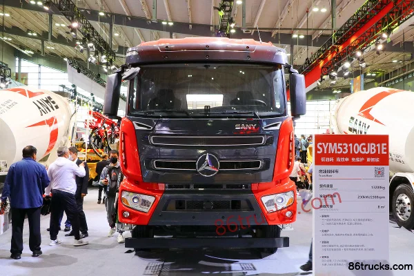 SANY Group 312hp 8X4(12 wheels) 7.99m³ Concrete Mixer Truck Exterior (2) | 86Trucks