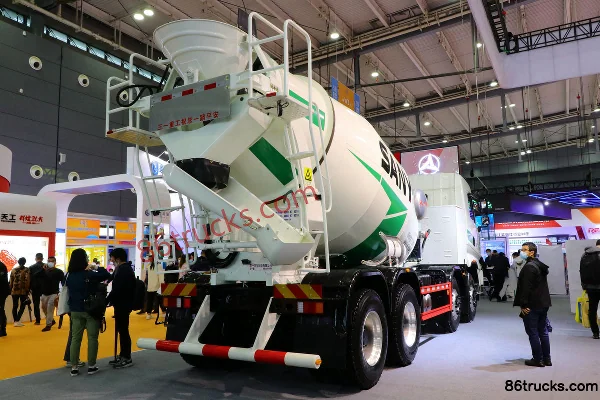 SANY C8 8X4(12 wheels) 7.73m³ Electric Concrete Mixer Truck Exterior (3) | 86Trucks
