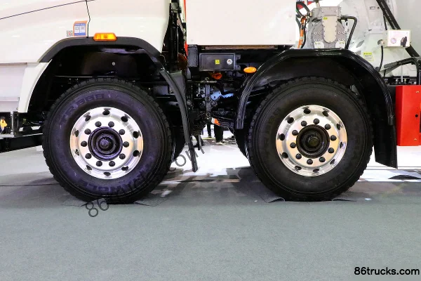 SANY C8 8X4(12 wheels) 7.73m³ Electric Concrete Mixer Truck Chassis (2) | 86Trucks
