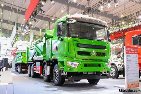 SANY Heavy Industry C8 31T 5.4m Electric Dump Truck 422.88kWh 8X4(12 wheels) Exterior