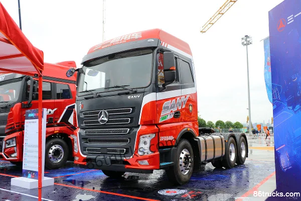 SANY Truck Wangdao 395 380hp 6X4(10 wheels) tractor truck (China VI) Exterior (2) | 86Trucks
