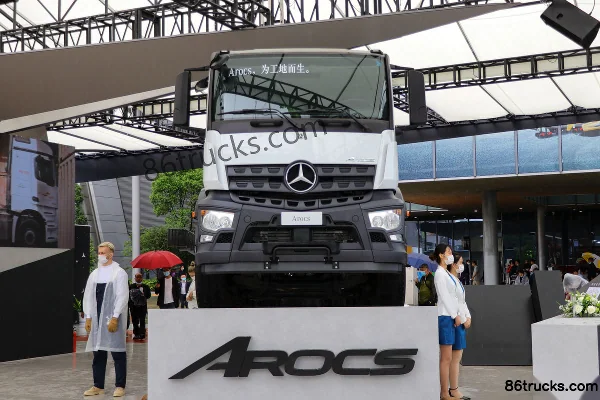 Mercedes-Benz Arocs 460 hp 8X4(12 wheels) Engineering Truck Chassis (China VI) Exterior (2) | 86Trucks