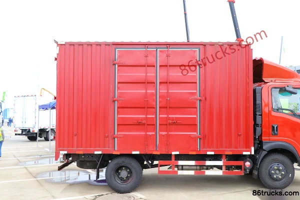 Sinotruk Ruishi 170hp 4X2(6 wheels) 4.15m single-row van truck (Sinotruk 8-speed)(China VI) Body (1) | 86Trucks