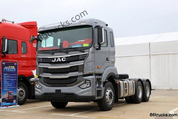 JAC Gallop A5W camion lourd 480 ch 6X4(10 roues) tracteur routier (toit plat) Extérieur (3) | 86Trucks
