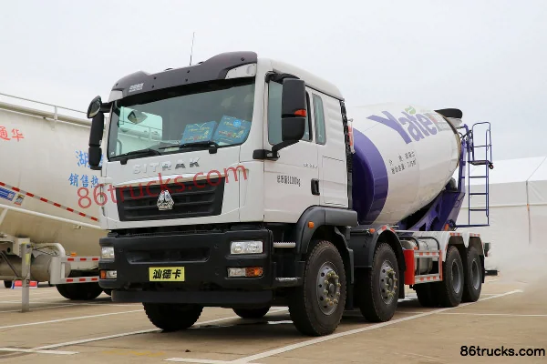 Sinotruk Sitrak G5 350 ch 8X4(12 roues) camion malaxeur 7,75 m³ (marque Yate) Extérieur (3) | 86Trucks