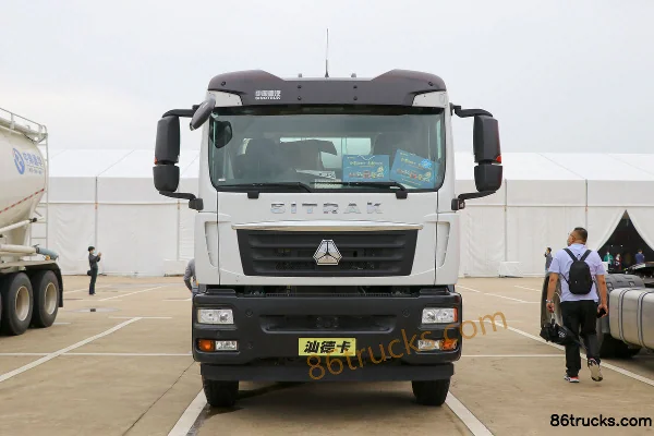 Sinotruk Sitrak G5 350 ch 8X4(12 roues) camion malaxeur 7,75 m³ (marque Yate) Extérieur (2) | 86Trucks