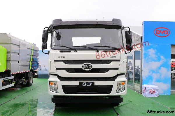 BYD Q3 26T 6X4(10 wheels) Pure Electric Tractor Truck Exterior (2) | 86Trucks