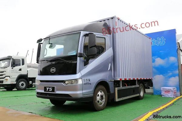 BYD T5D 4.5T 4.03m Single Row Pure Electric Van Light Truck 85kWh 4X2(6 wheels) Exterior (3) | 86Trucks