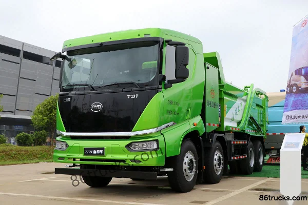 BYD T31 31T 8X4(12 wheels) 5.6m Electric Dump Truck Exterior (3) | 86Trucks