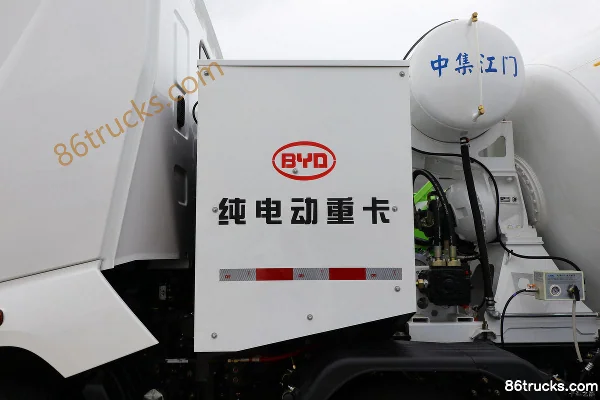 BYD T31 31T 8X4(12 wheels) 7m³ Concrete Mixer Truck (CIMC Jiangmen) Body (1) | 86Trucks