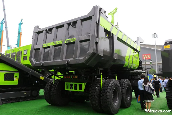 ZOOMLION ZT150 560hp 6X4(10 wheels) Mining Dump Truck Exterior (3) | 86Trucks