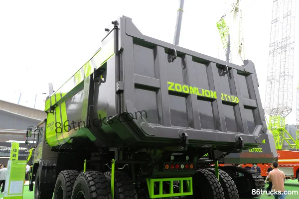 ZOOMLION ZT150 560hp 6X4(10 wheels) Mining Dump Truck Chassis (2) | 86Trucks
