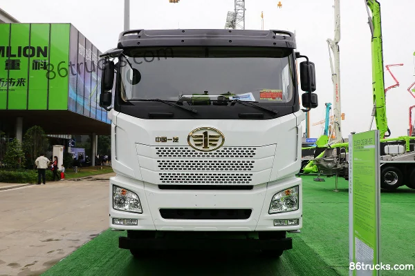 FAW Jiefang Qingdao JH6 Heavy Truck Pro Excellence Edition 320hp 8X4(12 wheels) 7.92m³ Concrete Mixer Truck (ZOOMLION) Exterior (2) | 86Truc