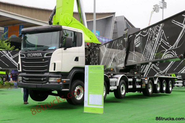 Scania R620 620hp 14X4(26 wheels) 7 Axle 101m Concrete Pump Truck (ZOOMLION) Exterior (3) | 86Trucks