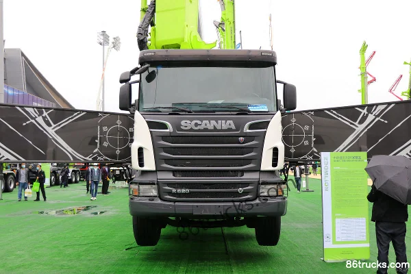Scania R620 620hp 14X4(26 wheels) 7 Axle 101m Concrete Pump Truck (ZOOMLION) Exterior (2) | 86Trucks
